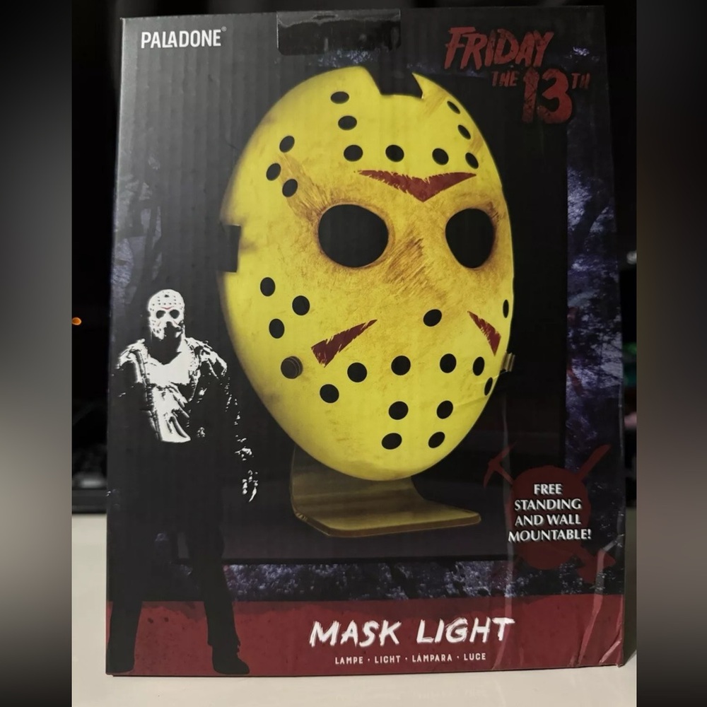 Paladone Friday The 13th Jason Voorhees Mask Light New Lamp Halloween